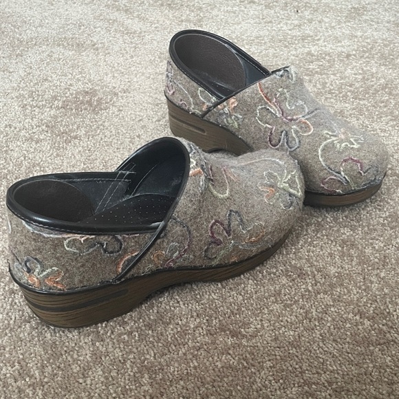 Dansko Floral Clogs, Brown/Multi-Colored - Picture 2 of 2